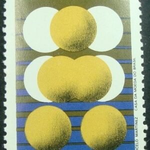 Selo Postal do Brasil de 1977 Homenagem ao BNDE