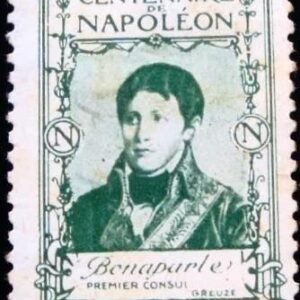 Selo postal Cinderela da França de 1921 Bonaparte Premier Consul