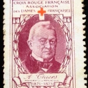 Selo Cinderela da França de 1914 Adolphe Thiers N