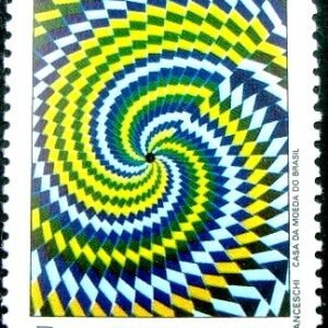 Selo postal do brasil de 1977 Radioamador
