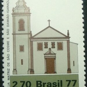 Selo Postal Comemorativo do Brasil de 1977 - C 1024 M