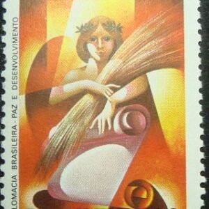 Selo Postal Comemorativo do Brasil de 1977 - C 1028 M