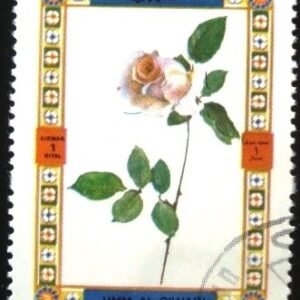 Selo postal do Umm Al Qaiwain de 1972 Roses 1444A