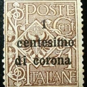 Selo postal da Itália de 1919 General Issue 1