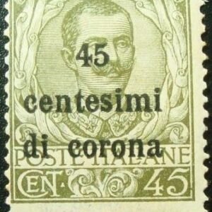 Selo postal da Itália de 1919 General Issue 45