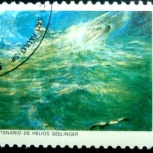 Selo postal do Brasil de 1978 Helios Seelinger