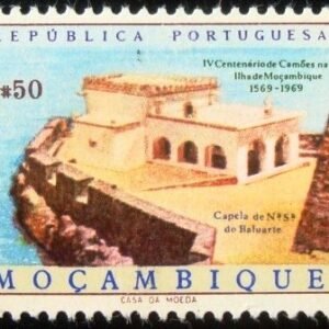 Selo postal de Moçambique de 1969 Chapel 1552