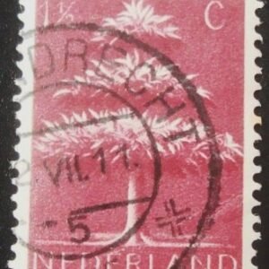 Selo postal da Holanda de 1943 Triple-crown Tree