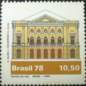 Selo postal comemorativo do Brasil de 1978 - C 1076 N