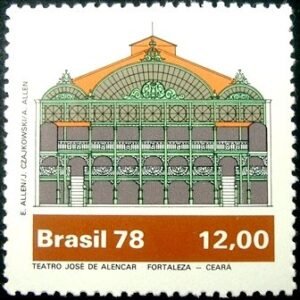Selo postal comemorativo do Brasil de 1978 - C 1077 M