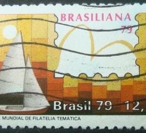 Selo postal do Brasil de 1979 Snipe U
