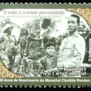 Selo postal do Brasil de 2015 O Indigenista N