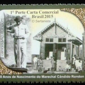 Selo postal do Brasil de 2015 O Sertanista N