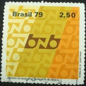 Selo postal comemorativo do Brasil de 1979 - C 1094 U