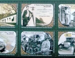 Série de selos postais do Brasil de 2015 Marechal Cândido Rondon