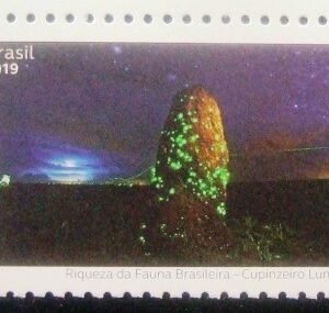 Selo postal do Brasil de 2019 Cupinzeiro Luminoso