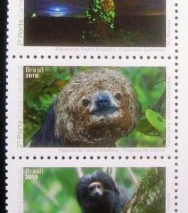 Série de selos postais do Brasil de 2019 Riquezas da Fauna Brasileira
