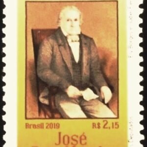 Selo postal do Brasil de 2019 Retorno de José Bonifácio ao Brasil