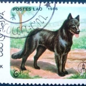 Selo postal do LAOS de 1986 Bernese