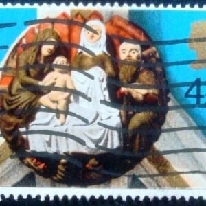 Selo postal do Reino Unido de 1974 The Nativity