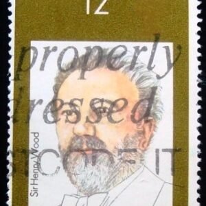 Selo postal do Reino Unido de 1980 Sir Henry Wood