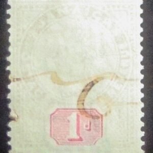 Selo postal da Jamaica de 1889 Queen Victoria 1d