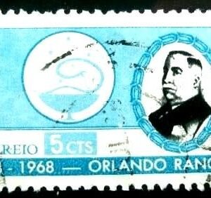 Selo Postal Comemorativo do Brasil de 1968 - C 589 U