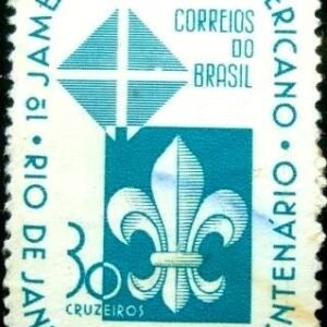 Selo postal do Brasil de 1965 Jamboree