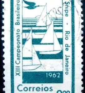 Selo postal Comemorativo do Brasil de 1962 - C 474 U