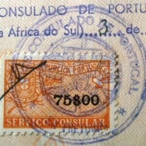 Selo consular de Portugal de 1949