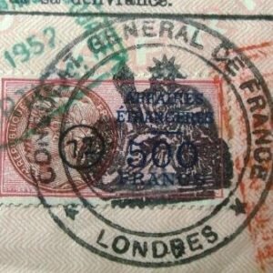 Selo consular da França de 1952