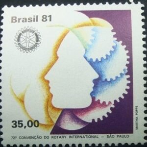 Selo postal COMEMORATIVO do Brasil de 1981 - C 1202 N