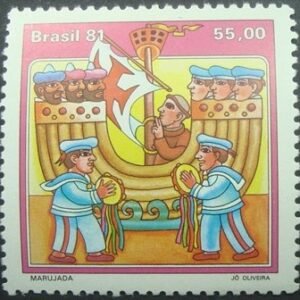 Selo postal COMEMORATIVO do Brasil de 1981 - C 1215 m