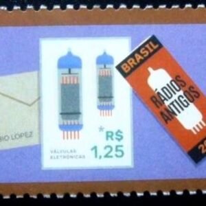 Selo postal do Brasil de 2018 Rádios Antigos A