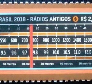 Selo postal do Brasil de 2018 Tuning Dial