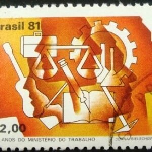 Selo postal COMEMORATIVO do Brasil de 1981 - C 1237 U