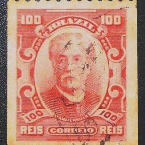 Selo postal do Brasil de 1916 Eduardo Wandenkolk U al