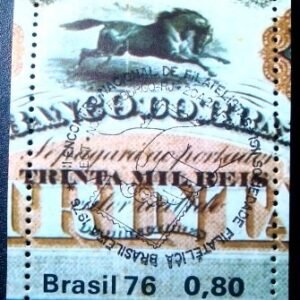 Selo postal do Brasil 1000ª Agência Banco do Brasil