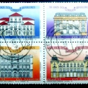 Se-tenant do Brasil de 1993 Correios Brasileiros