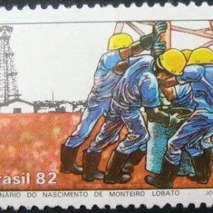 Selo postal do Brasil de 1982 Monteiro Lobato - C 1253 N