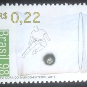 Selo postal do Brasil de 1998 Carlos Vergara