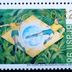 Selo postal do Brasil de 1998 Gregório Gruber