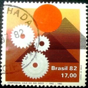 Selo postal Comemorativo do Brasil de 1982 - C 1259 U