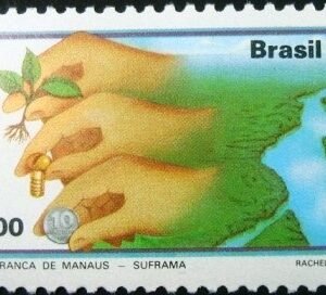 Selo postal Comemorativo do Brasil de 1982 - C 1271 M