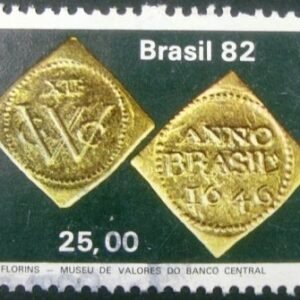 Selo postal do Brasil de 1982 Florins - C 1277 U