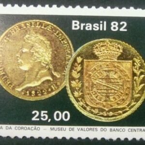 Selo postal do Brasil de 1982 Peça da Coroação