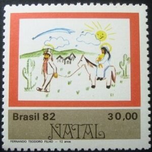 Selo postal Comemorativo do Brasil de 1982 - C 1292 N