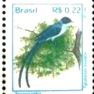 Selo postal do Brasil de 1997 Tesourinha