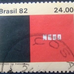Selo postal Comemorativo do Brasil de 1982 - C 1296 U