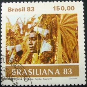 Selo postal do Brasil de 1983 Índio - C 1308 NCC